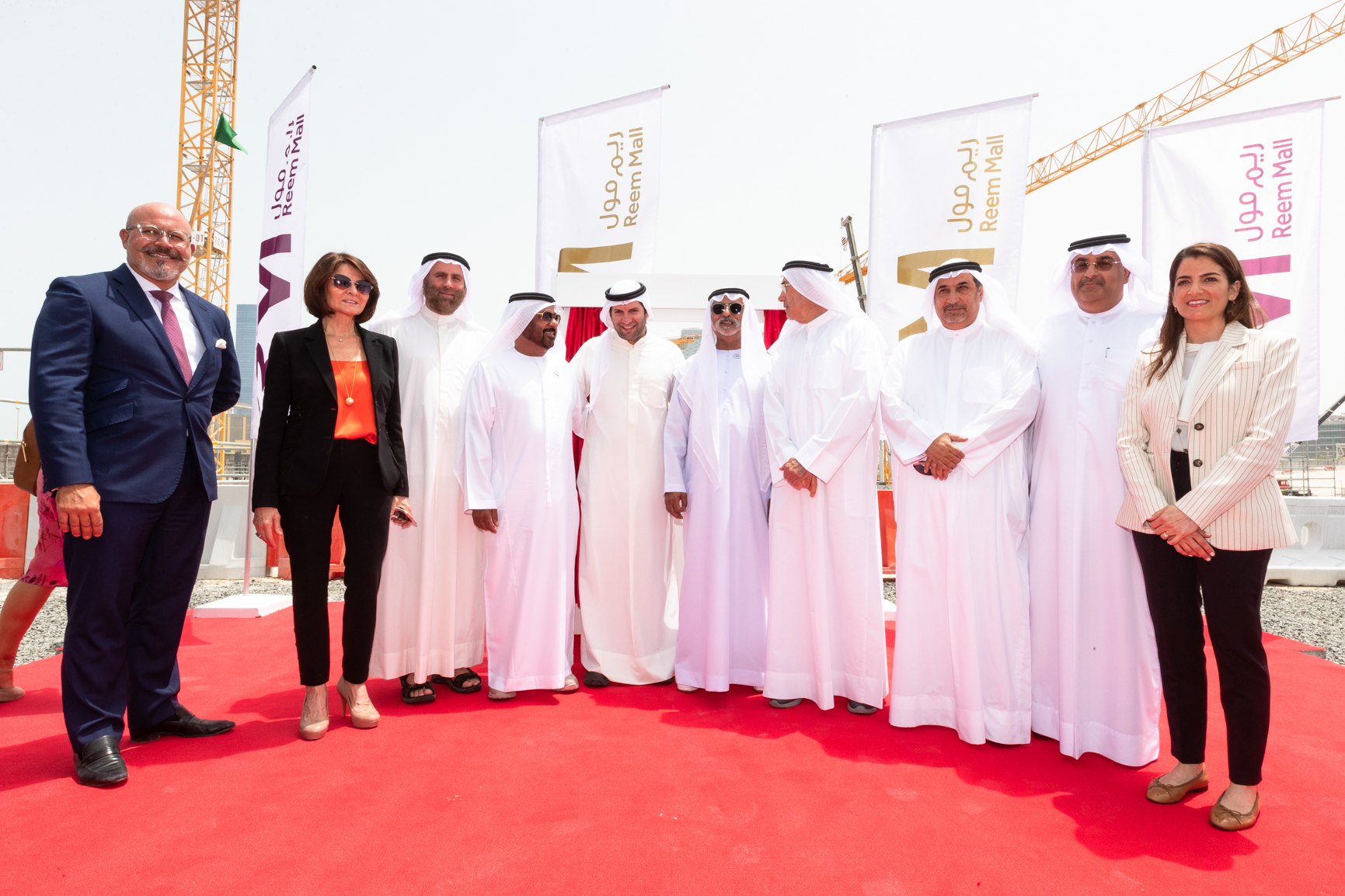 H.E. Sheikh Nahyan bin Mubarak Al Nahyan witnesses Reem Mall Foundation Stone Laying Ceremony